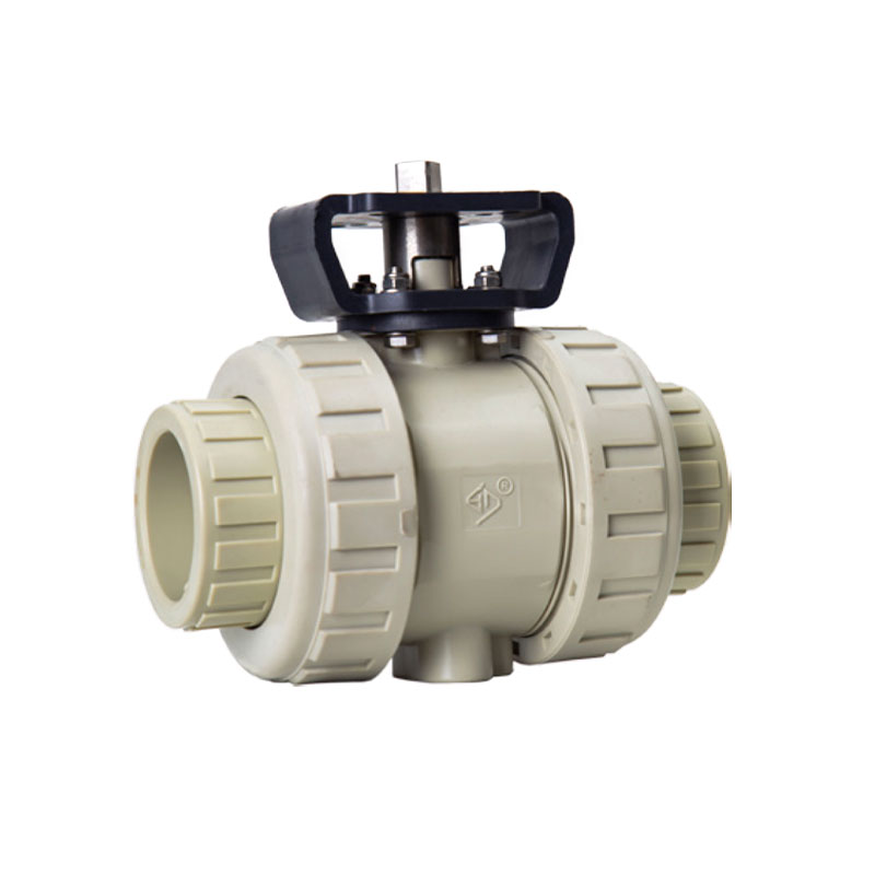 True Union Ball Valve Untuk Otomatisasi UPVC