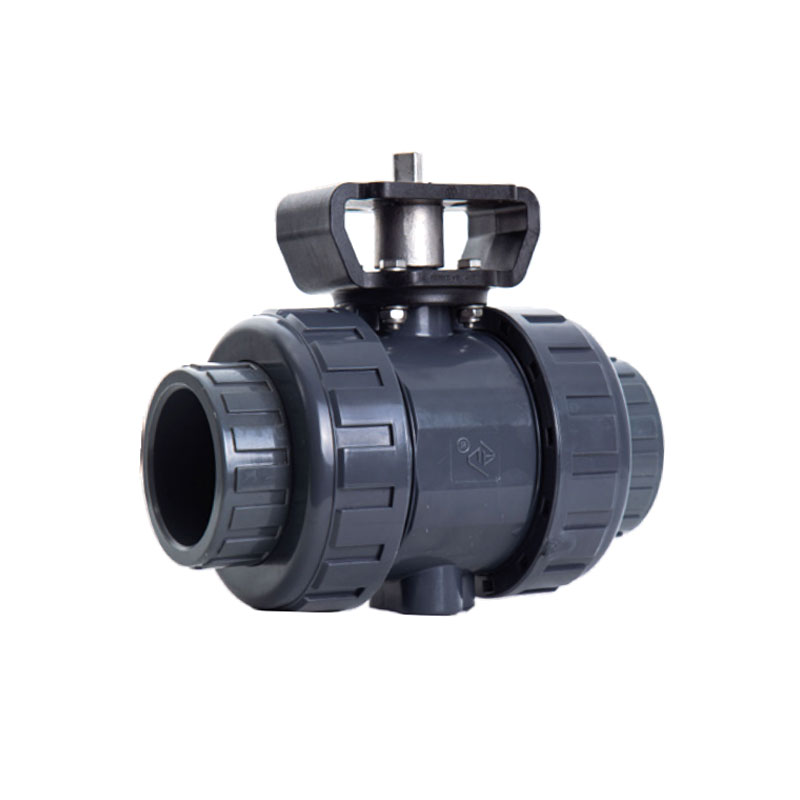 True Union Ball Valve Untuk Otomatisasi UPVC